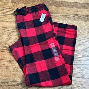 Red and Black Buffalo Check Flannel PJ Pant - NWT